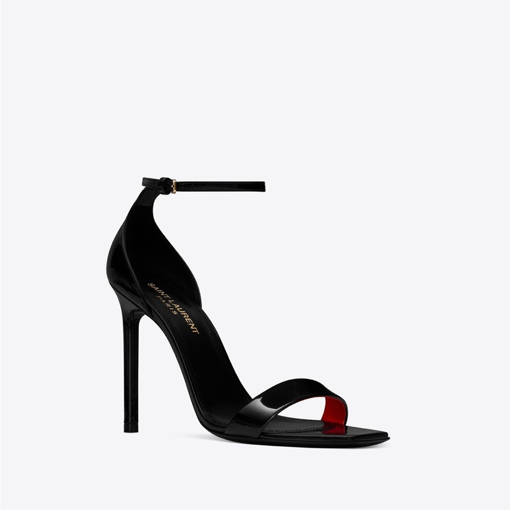 Saint Laurent AMBER SANDALS IN PATENT LEATHER